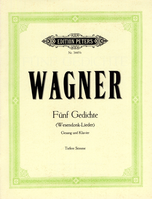 WAGNER R. - LIEDER WESENDONCK (ING/ALEM)(CONT/BA)
