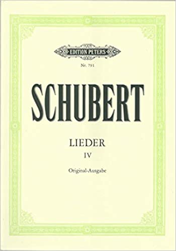 SCHUBERT F. - LIEDER V.4 (COMPOSICIONES ORIGINALES) -