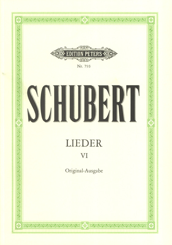 SCHUBERT F. - LIEDER V.6 (COMPOSICIONES ORIGINALES) -