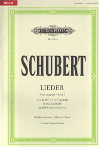 SCHUBERT F. - LIEDER V.1 URTEXT    MS/BAP -
