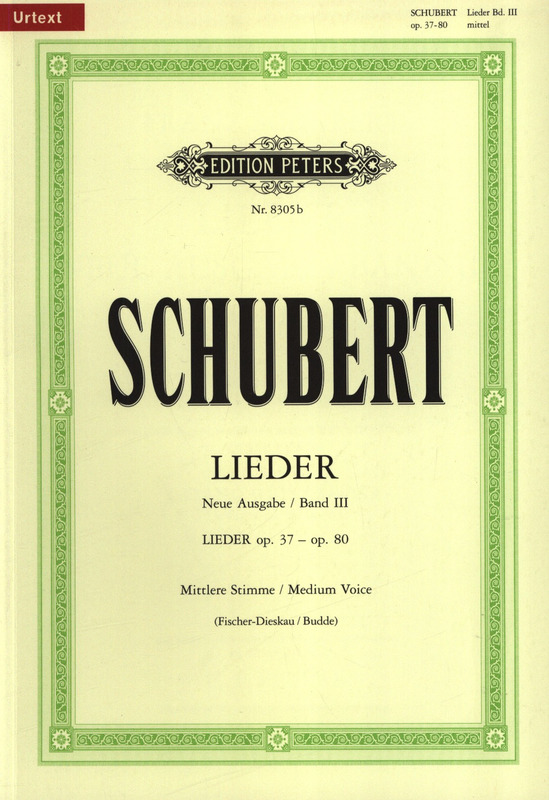 SCHUBERT F. - LIEDER V.3 URTEXT                  M/BRP -