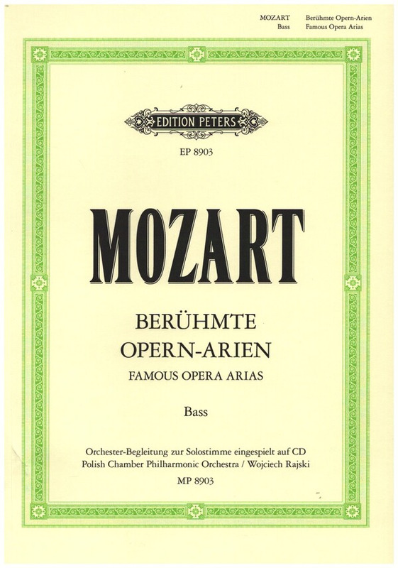 MOZART W.A. - ARIAS DE OPERA PARA BAJO -
