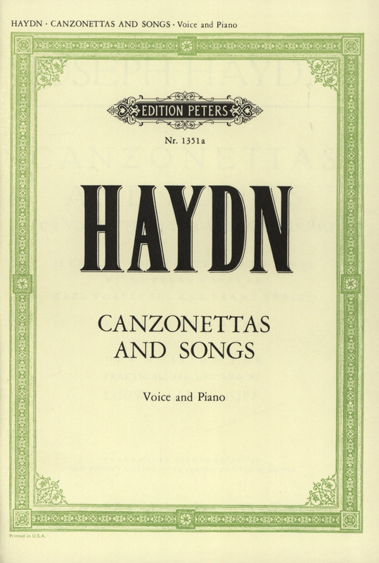 HAYDN J. - KANZONETTEN UND LIEDER -
