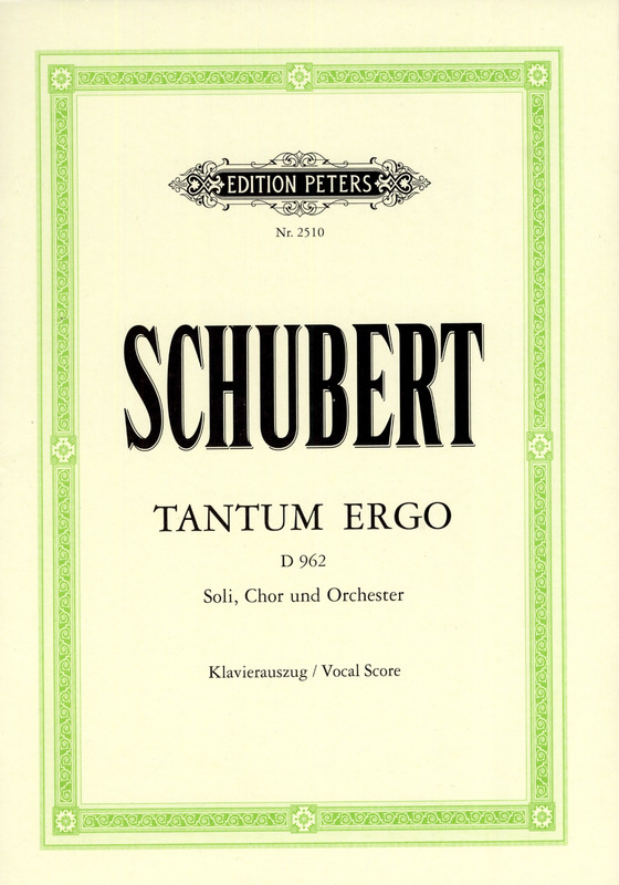 SCHUBERT F. - TANTUM ERGO -