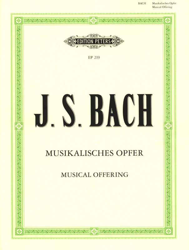 BACH J.S. - OFRENDA MUSICAL - BWV.1079