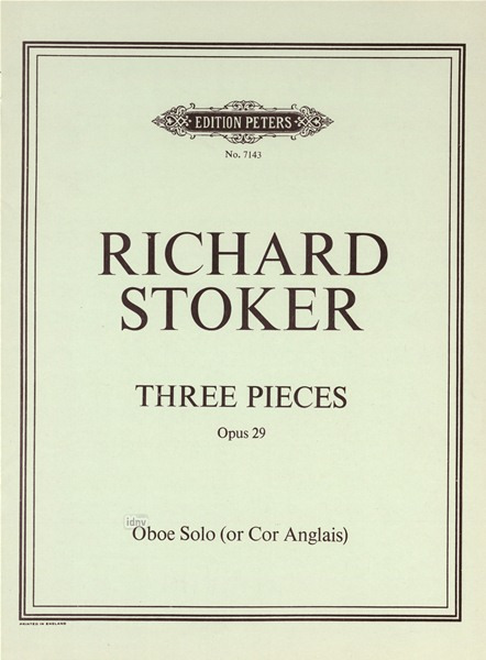 STOKER R. - PIEZAS PARA OBOE O CORNO INGLES (3)