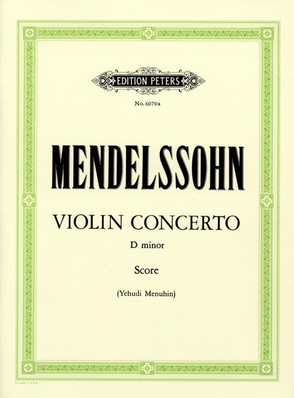 MENDELSSOHN F. - CONCIERTO PARA VIOLIN RE m -