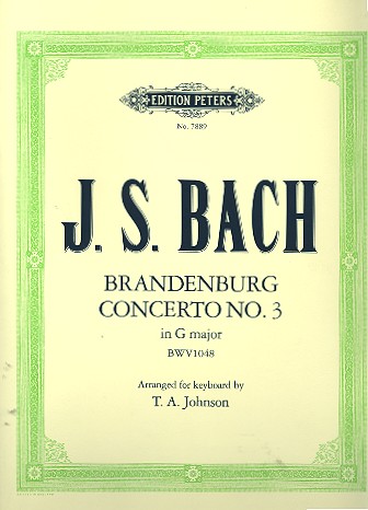 BACH J.S. - CONCIERTOS DE BRANDENBURGO Nº 3 - PIANO