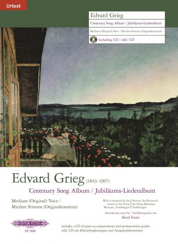 GRIEG E. - ALBUM CENTENARIO DE CANCIONES (MSP) URTEXT +CD