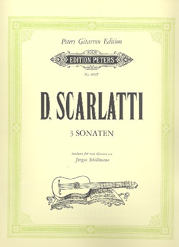 SCARLATTI D. - SONATAS (3) - GUITARRA