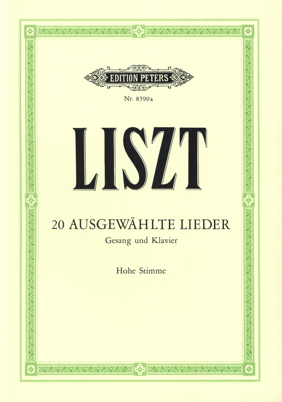 LISTZ F. - LIEDER (20) AUSGEWAHLTE