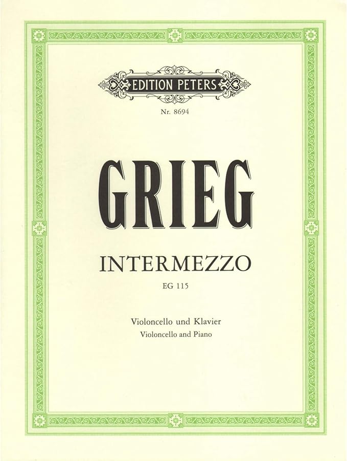 Grieg - Intermezzo (Violoncello /Piano)