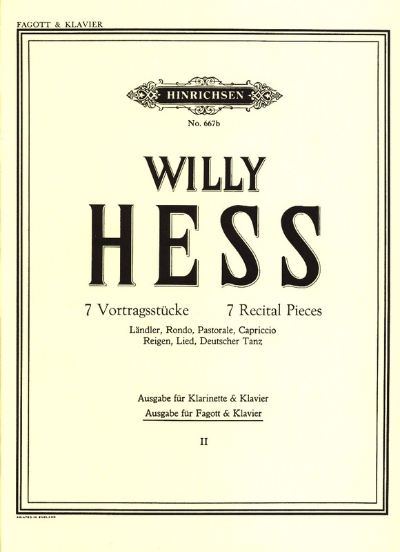 HESS W. PIEZAS RECITAL FAGOT V.2