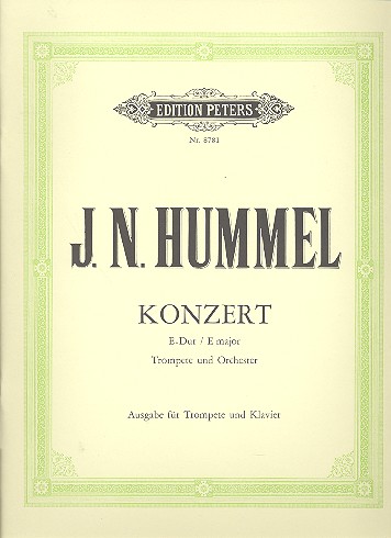 HUMMEL B. - CONCIERTO MI M - TROMPETA Y PIANO