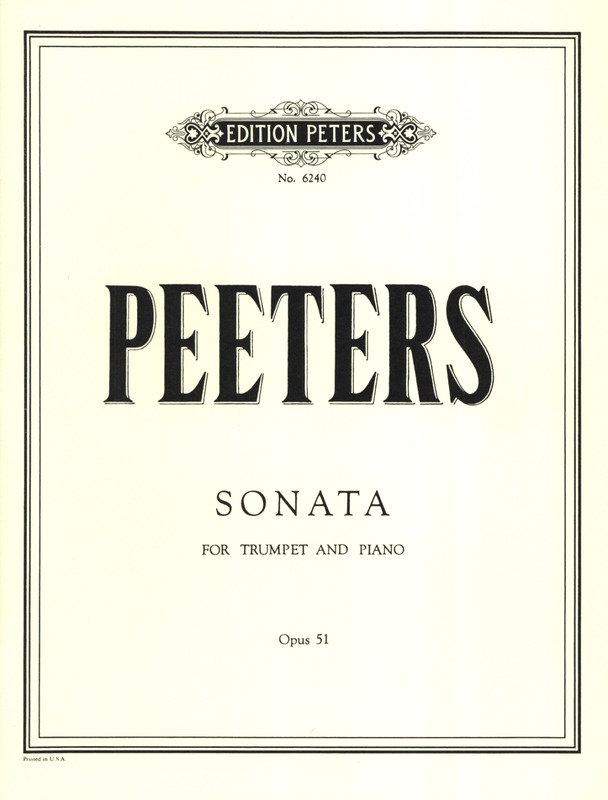 PEETERS F. - SONATA - OP.51