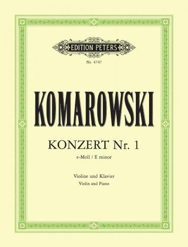 KOMAROWSKI - CONCIERTO Nº1 MI m -