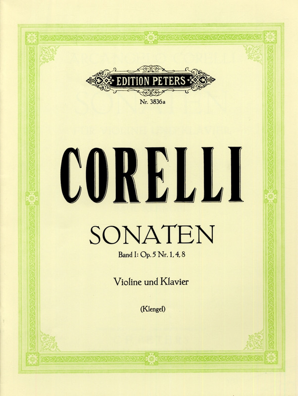 CORELLI A. - SONATAS (3) - OP.5 Nº1,4,8