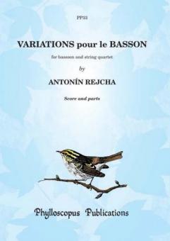 REICHA A. - VARIACIONES  SCORE&PARTS   FG/2V/VA/VC