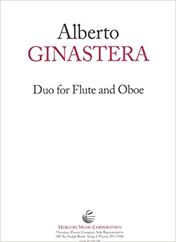 GINASTERA A. - DUO FLAUTA Y OBOE