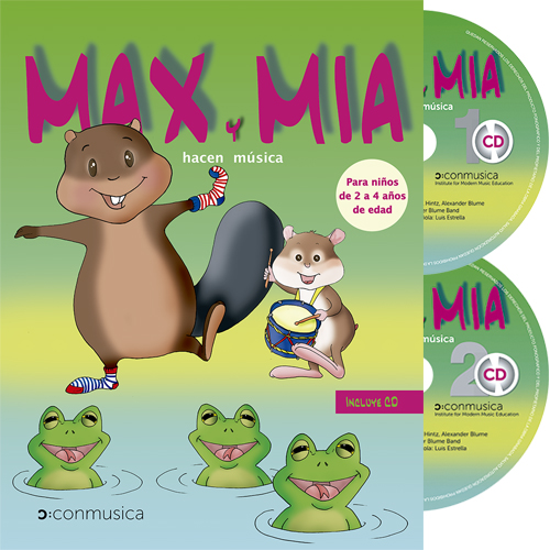 MAX Y MIA "Hacen Música" (Edad: de 2 años y medio a 4) + 2 CD