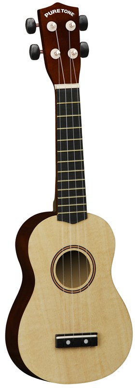 UKELELE - PURE TONE NATURAL (PACK + FUNDA Y METODO INGLES)