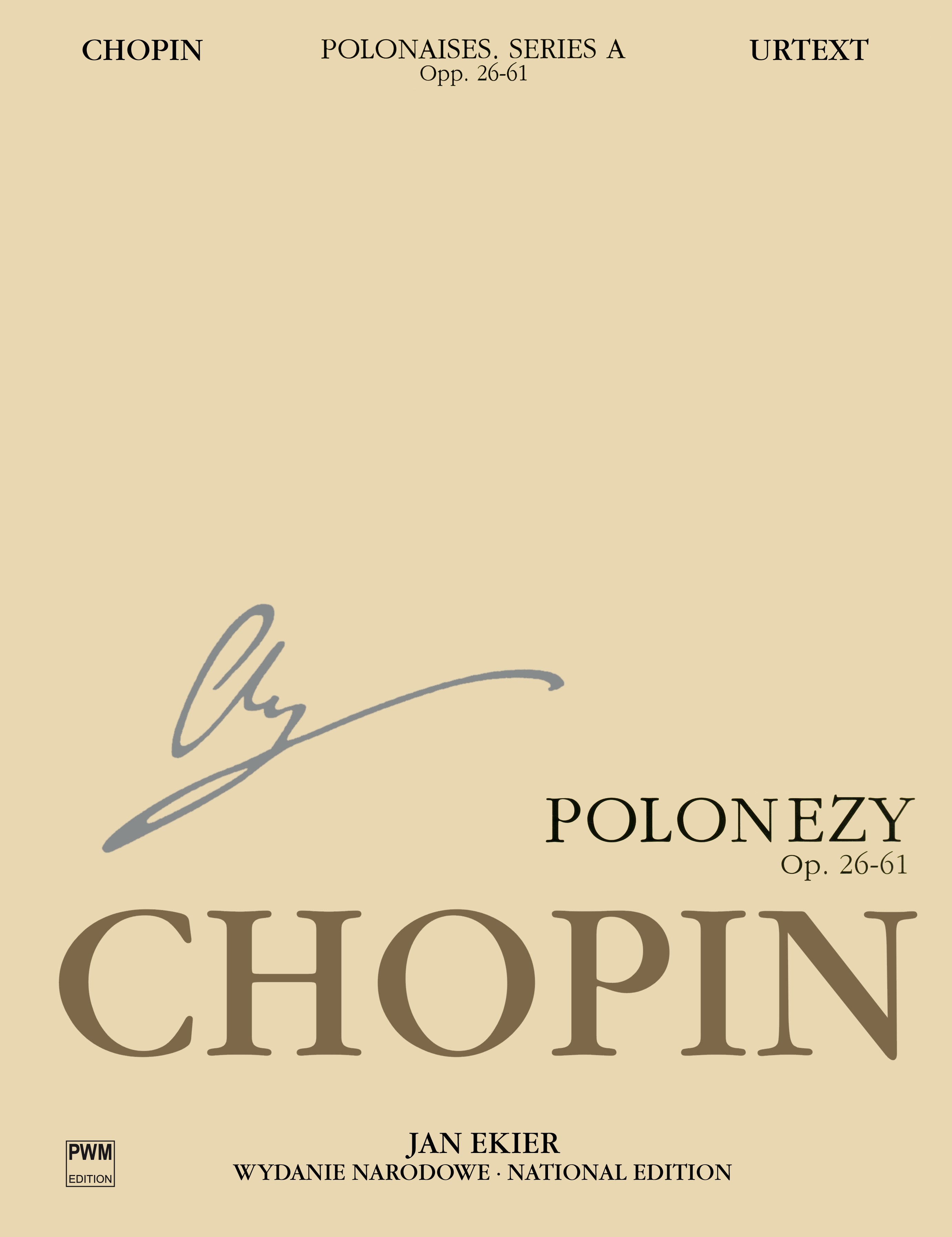 CHOPIN F. - POLONESAS URTEXT A (J. EKIER) OP.26-61