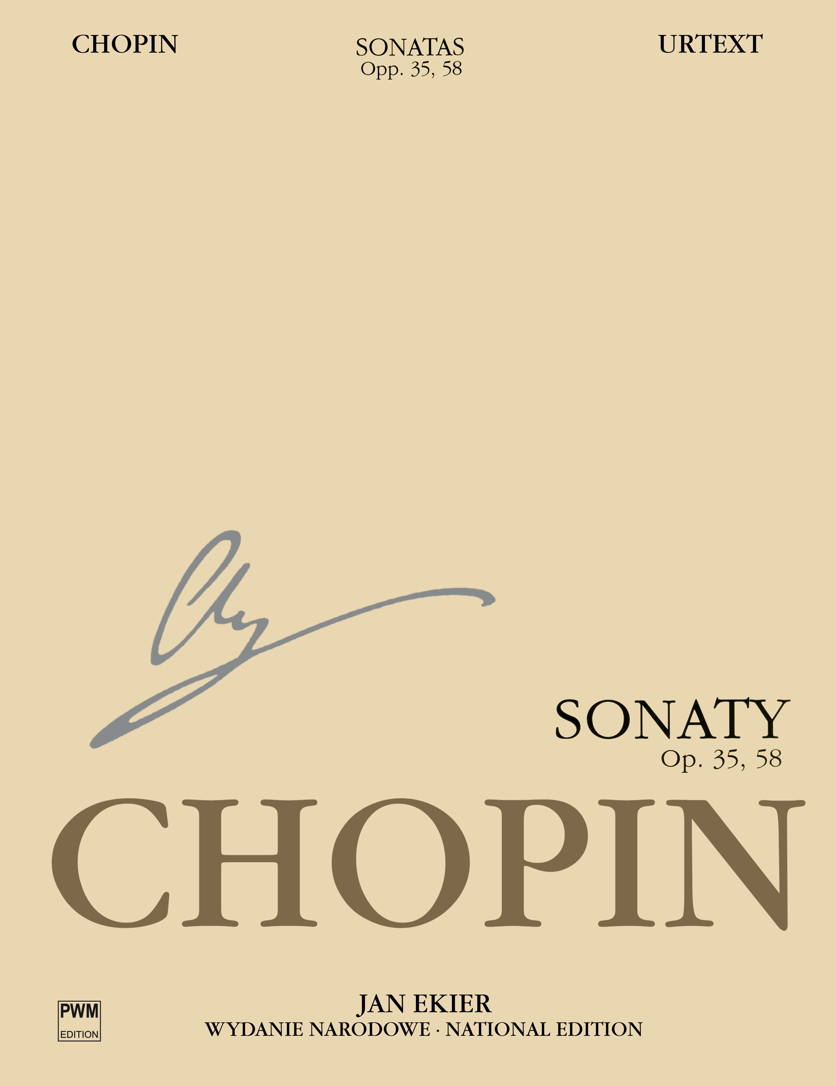 CHOPIN F. - SONATAS URTEXT (J. EKIER) -OP. 35, 58