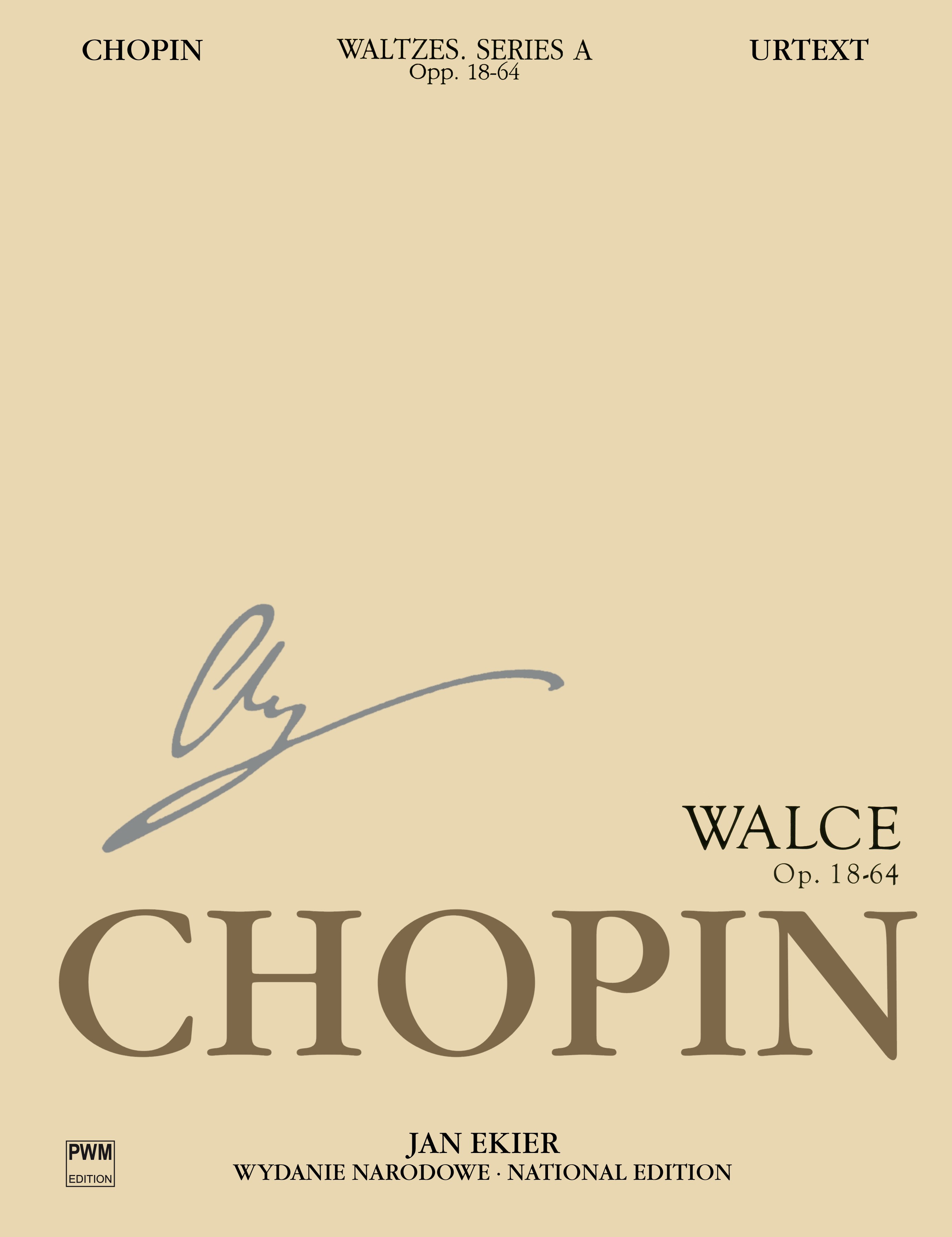 CHOPIN F. - VALSES URTEXT (J. EKIER) SERIE A
