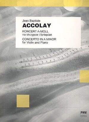 ACCOLAY J.B. - CONCIERTO Nº1 LA m -