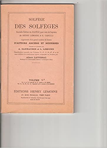 LEMOINE H. - SOLFEO DE LOS SOLFEOS V.1B (SA) -