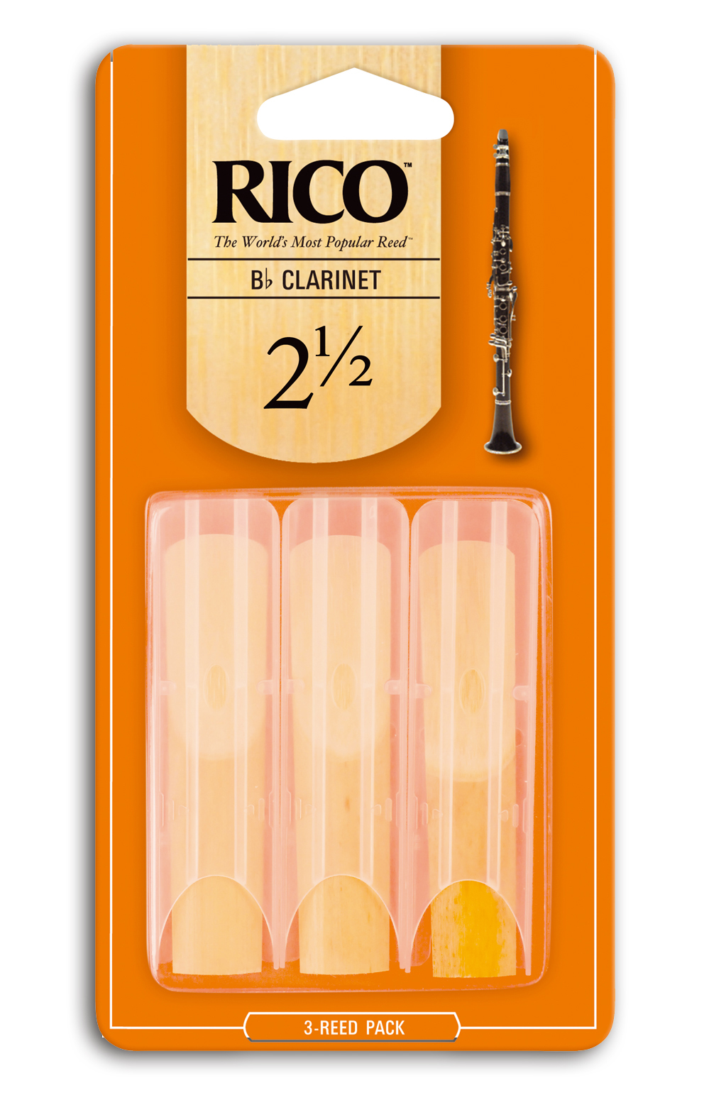 CAÑAS TRIPACK CLARINETE - RICO 2 1/2