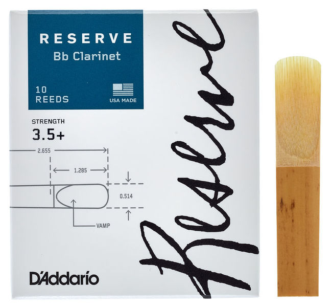 CAÑA CLARINETE - RICO RESERVE 3.5+