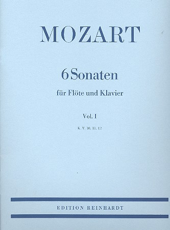 MOZART W. A . - SONATAS FLAUTA V.1 (6) KV10-12