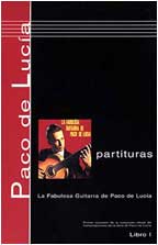 DE LUCIA P. - LA FABULOSA GUITARRA DE PACO DE LUCIA V.1 - (TABLATURA)