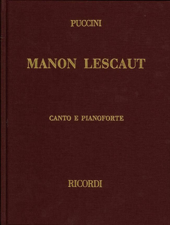 PUCCINI G. - MANON LESCAUT (TELA) CANTO Y PIANO