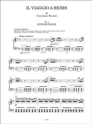 ROSSINI G. - IL VIAGGIO A REIMS -(CANTO Y PIANO) (CRITICAL EDITION) 2