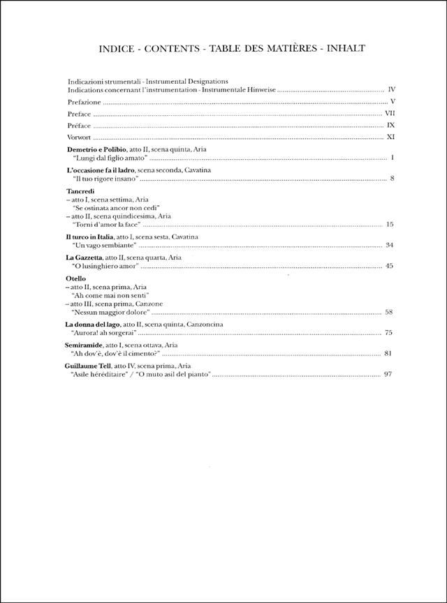 ROSSINI G. - ARIAS PARA TENOR 2