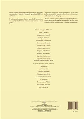 BELLINI V. - CANCIONES  (ALTA) (CANTO Y PIANO) 4