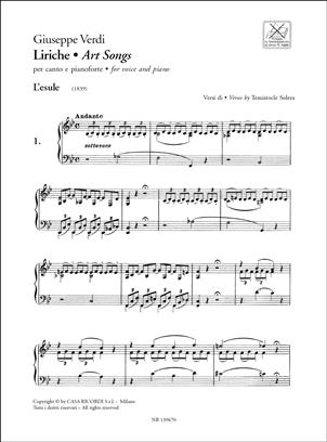 VERDI G. - LIRICHE ART SONGS (CANTO Y PIANO) (+2CD) 2