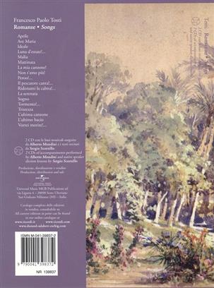 TOSTI F.P. - ROMANZE (18 CANCIONES) +2CD     HIGH VOICE 2