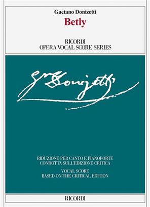 DONIZETTI G. - BETLY (CANTO Y PIANO)