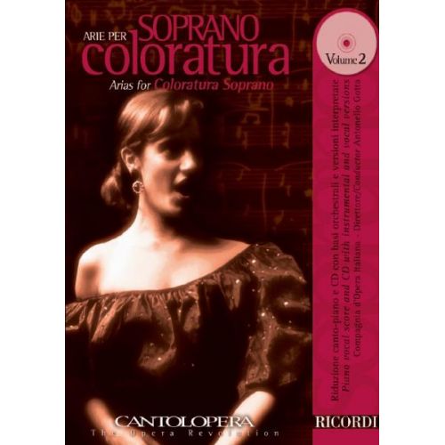 ALBUM. - CANTOLOPERA ARIA COLORATURA Vº2 +CD (CANTO Y PIANO)