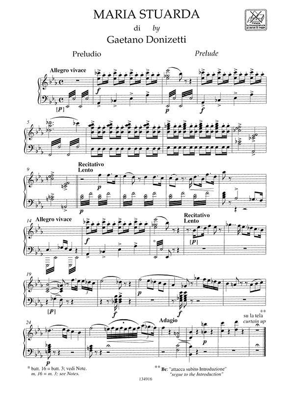 DONIZETTI G. - MARIA STUARDA -(CANTO Y PIANO) 2