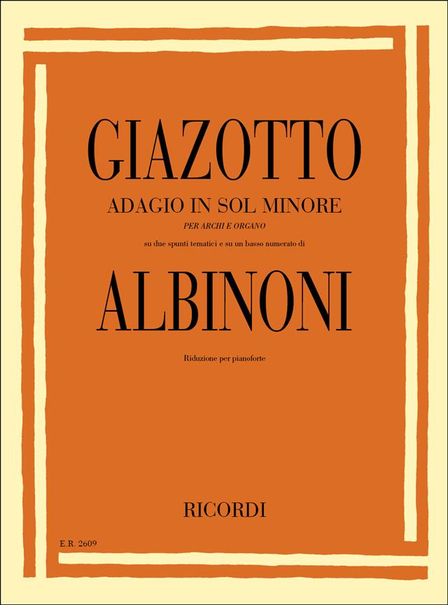ALBINONI T. - ADAGIO SOL m - PIANO