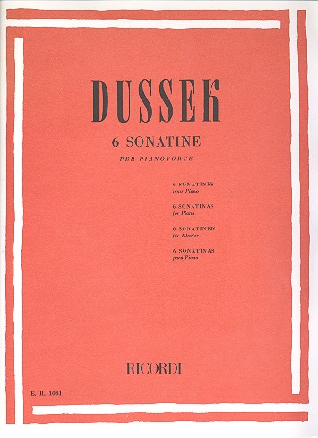 DUSSEK J.L. - SONATINAS (6) - OP.20