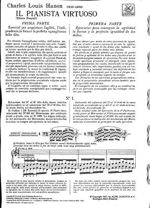 HANON C.L. - PIANISTA VIRTUOSO (60 EJERCICIOS) - 3