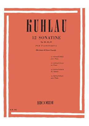 KUHLAU F. - SONATINAS (12) - OP.20/55/59