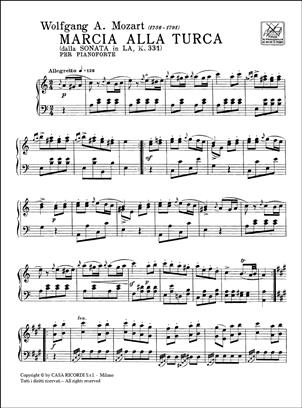 MOZART W.A. - MARCHA TURCA DE SONATA LA M - KV.331 2