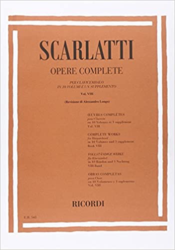 SCARLATTI D.- OBRA COMPLETA V. 8 SONATAS 351-400