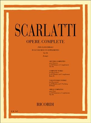 SCARLATTI D.-  OBRA COMPLETA V. 9  SONATAS 401-450